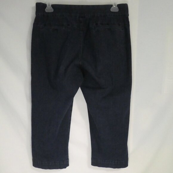 LEE - Style Wrap | size 14 medium | Blue Denim - Jean Capri Pants - Picture 9 of 16